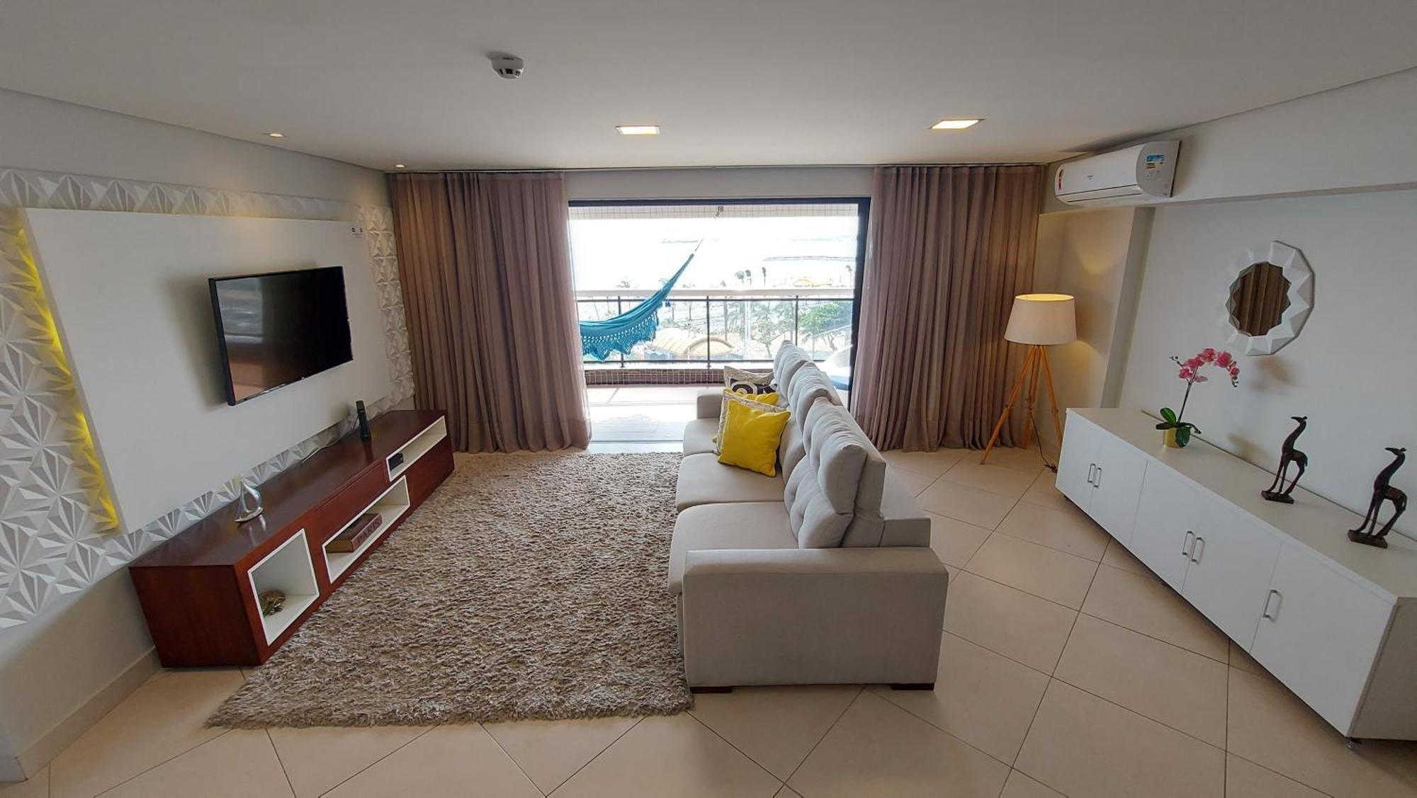 Апартаменты Ed Landscape 3 Quartos Frente Mar Форталеза Экстерьер фото